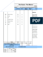 Formulas Panadería Pastelería