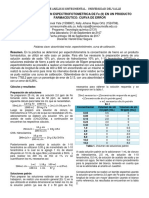 Informe Determinación de Fe en Un Jarabe