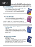 Recommended Books For MRCOG Part 2 Examinations