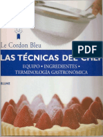 Las Tecnicas Del Chef (Le Cordon Bleu) - 2002