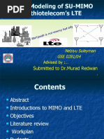 SU-MIMO For LTE