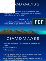 Demand Analysis