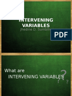 Intervening Variable