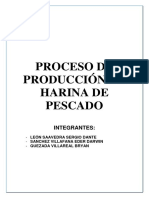 Producción de Harina de Pescado