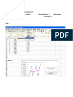 簡單線性迴歸 最小平方法 excel