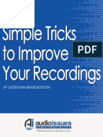 Simple Tricks For Better Recordings Bjorgvin Benediktsson PDF