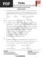 4.quantum Mechanics NET-JRF VKS