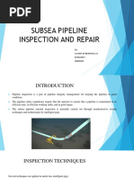 Subsea Pipeline Inspection and Repair