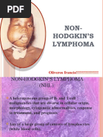 Non-Hodgkin'S Lymphoma: Oliveros Francis!!!!!!!!!!!!!!!!!