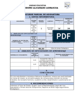 Informe Parcial de Asignatura