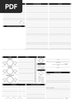 Cypher System Generic Character Sheet