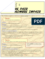 Nombre Pair - Nombre Impair