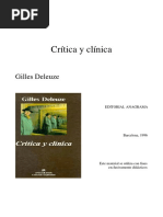 Lo Que Dicen Los Niños (Crítica y Clínica, Gilles Deleuze)