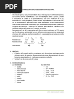 Reacciones Quimicas y Ley de Conservacion de La Masa