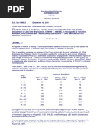 PHILEC vs. CA - Jurisprudence For Comment