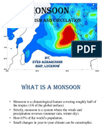 Monsoon: Mechanism and Circulation