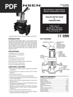 Specifications, Applications, Service Instructions & Parts: Sealed Motor Valve & Controllers