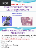 Seminar Topic - : Tissue Prepration For Light Micros