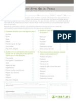 Evaluation Bien Etre de La Peau SKIN PDF