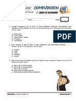 EXAMEN 1ero Secundaria