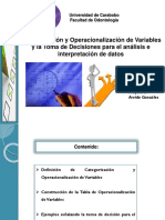 Operacionalizacion de Variables