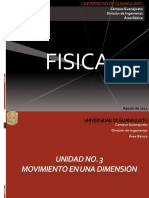 Fisica Unidad 3 - Movimiento en Una Dimension