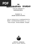 Brhadaranyaka Upanisad, With Commentary of Sri Shankara