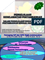 1 Pengelolaan Keselamatan Pertambangan