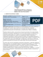 Syllabus Del Curso Psicometría