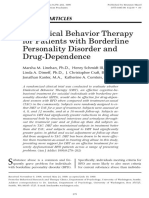 Dialectical Behavior Therapy For Patients With Borderline Personality Disorder and Drug-Dependence