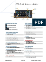 GTN-650 Quick Reference Guide