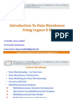 Introduction To Data Warehouse Using Cognos