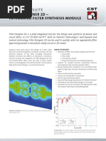 CST Filter Designer 2D