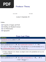 Lecture - 09 Producer Theory