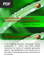 Corporate Governance and GLOBALIZATION By: Mary O'Sullivan