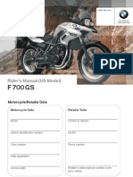 2015 BMW F 700 GS