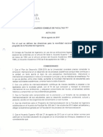 1 - Acuerdo Consejo de Facultad 777 (9 de Agosto 2017)