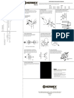 Front: Instrucciones de Instalación de Cerradura
