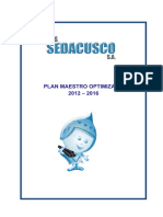 A.plan Maestro Optimizado 2012-2016 Sedacusco