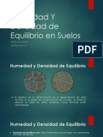 Humedad y Densidad de Equilibrio