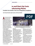 BPI - Construction and Start-Up Costs For Biomanufacturing Plants