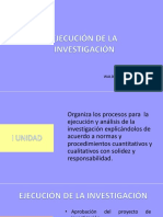 Ejecución de La Investigacion