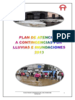 01 Plan de Atencion A Contingencias Por Lluvias e Inundaciones 2013