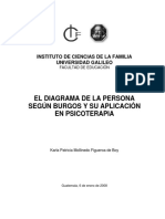 El Diagrama de La Persona Segun Burgos y Su Aplicacion en Psicoterapia Tesis para Recibir El Grado de Licenciado en Ciencias de La Familia Karla Mol