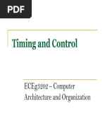 Timing and Control: Eceg3202 - Computer Architecture and Organization