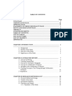 Contoh Table of Content