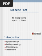 Diabetic Foot: N. Craig Stone April 17, 2003