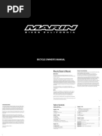 Marin Owners Manual