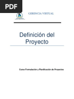 Definición Del Proyecto