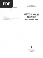 MATEOS Juan-Metodo de Analisis Semantico, Aplicado Al Griego Del N.T.-ediciones Almendro-Madrid 1989